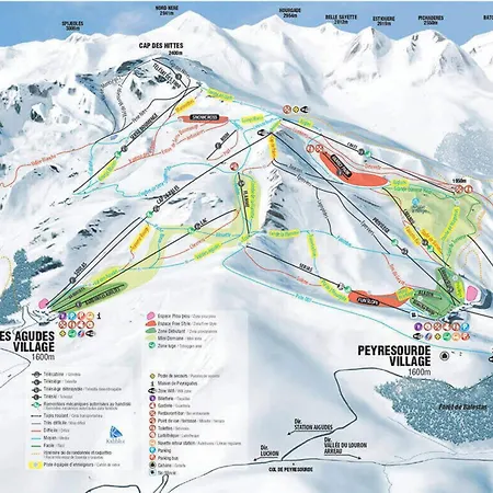 Grand Pour 6 Avec Parking A Peyragudes - Fr-1-695-43 アパート *